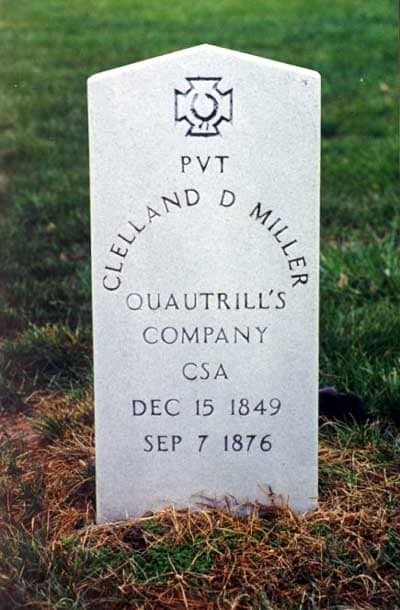 Clell Miller's gravesite