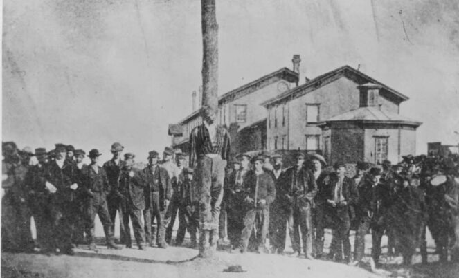 Laramie City vigilante hanging