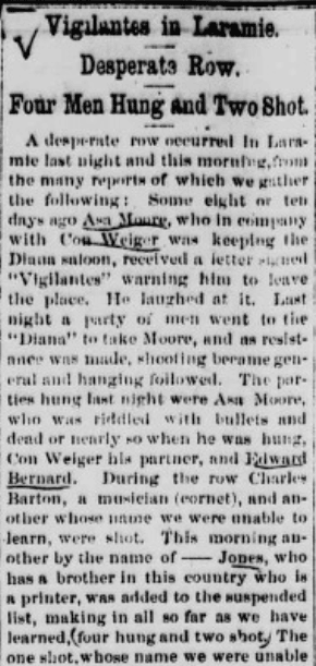 The Cheyenne Leader, October 19, 1868