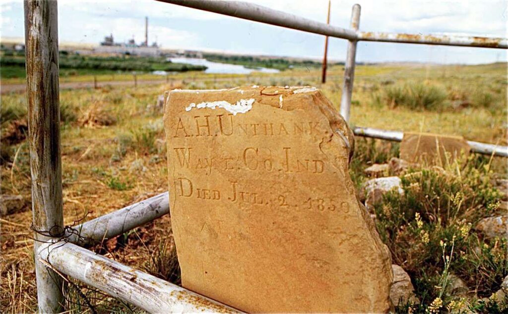 Unthank grave from cholera