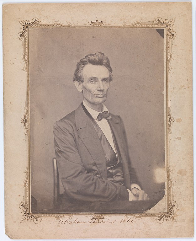 Abraham Lincoln, 1860. 