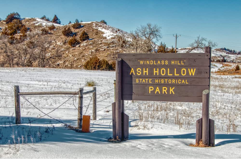 ash hollow oregon trail landmark