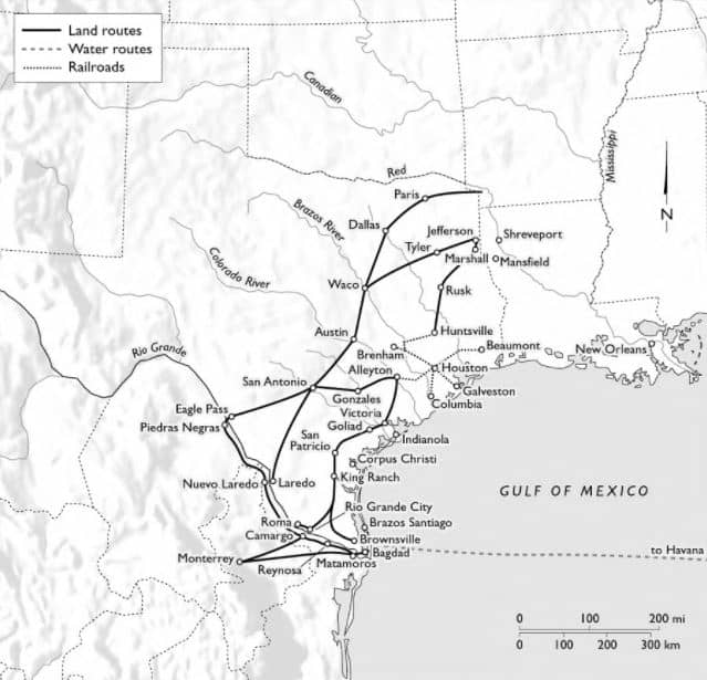 cotton road routes old west