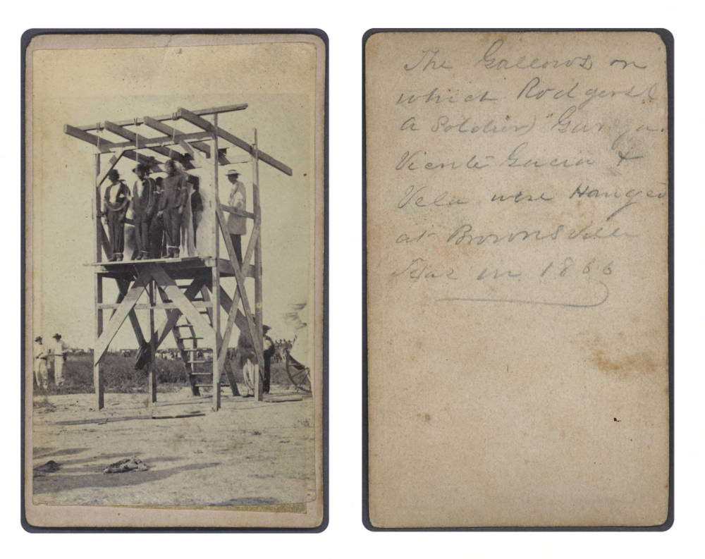 early old west hanging event