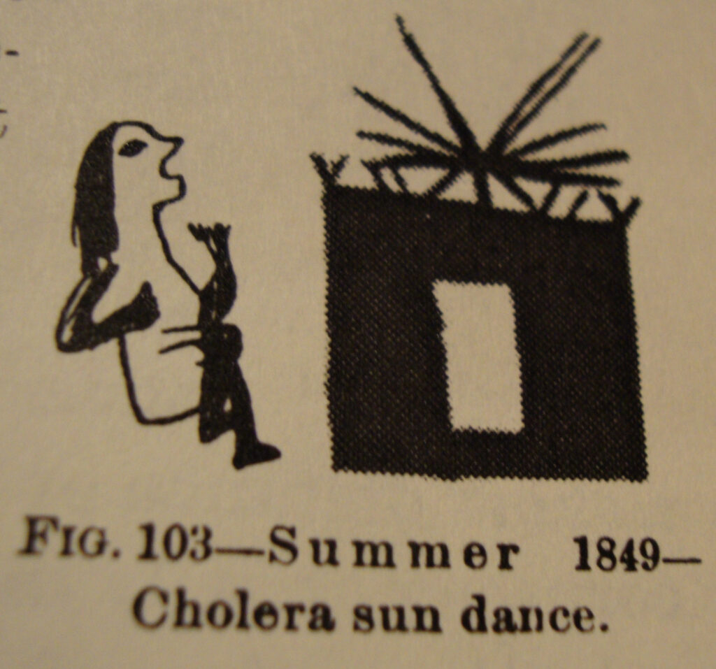 kiowa calendar of cholera oregon trail