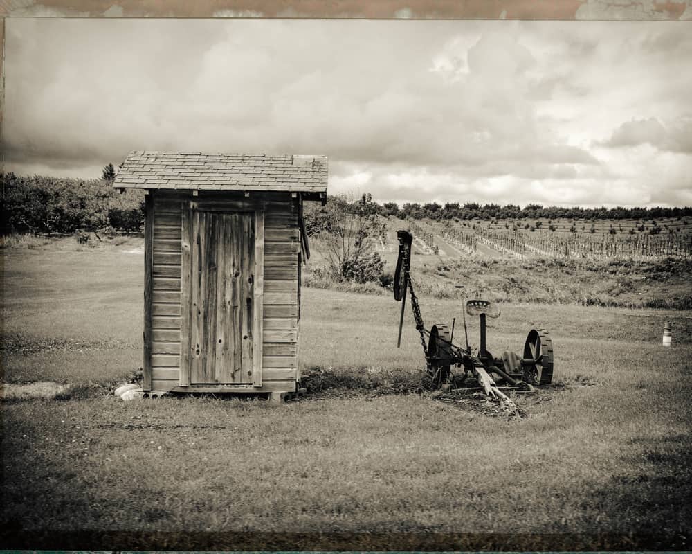old west outhouse