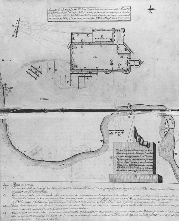 plan of the alamo